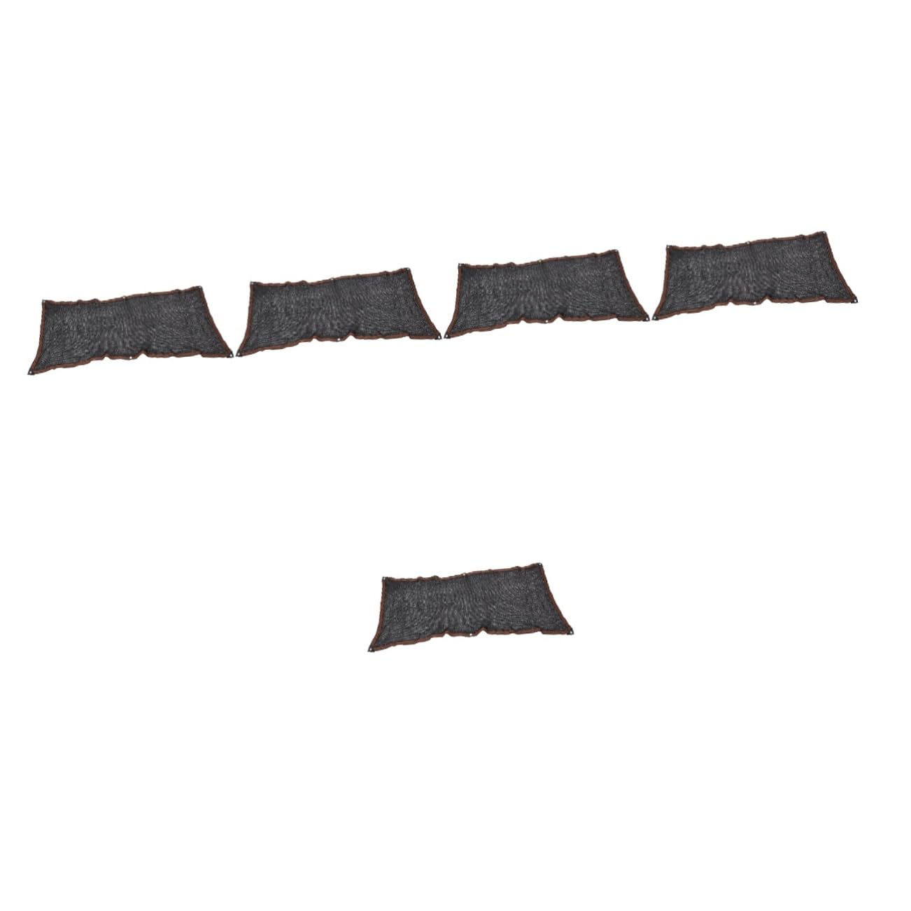BESPORTBLE 5 Piezas Malla De Sombra Malla De Velas De Sombra Sombrilla De Sombra para Las Plantas Que Crecen Red Parasol Sombra del Dosel del Kiosko Educación Física