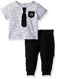 Calvin Klein Baby Boys' 2 Pieces Set-French Terry-Cargo Pants