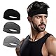 Stirnband Sport fur Herren und Damen - Doppelseitiges Schweißabsorbierendes und Rutschfestes Headband, Hochelastischen Mode Haarbänder Damen, Geeignet für Yoga, Laufen, Radfahren (05) (BDGG)