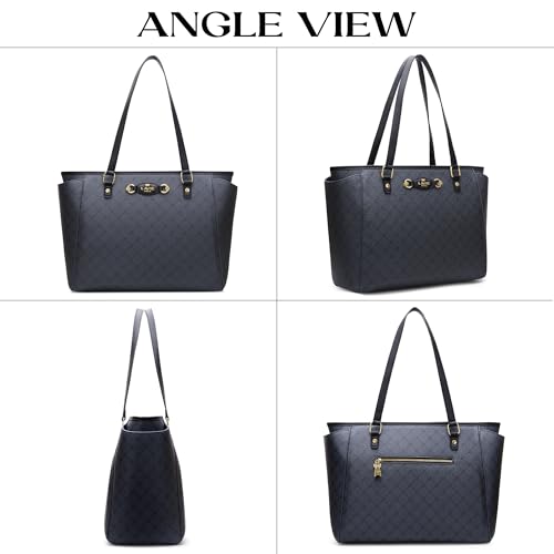 Image of LAVIE PARIS Women's Adele 15 Inch Laptop Tote Handbag | Tote Bag for Work | Ladies Purse | Stylish Shoulder Bag | Gift for Women