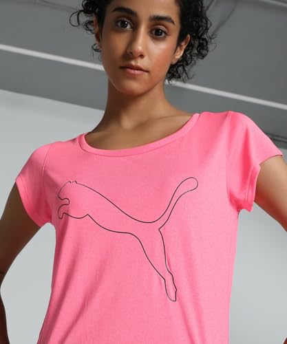 Image of Puma Run Graphic AOP SS Polyester Regular Fit Womens T-Shirt