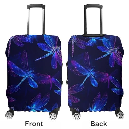 Dragonfly Travel Luggage Cover for Suitcase 19-32 Inches Elastic Washable Baggage Protector3