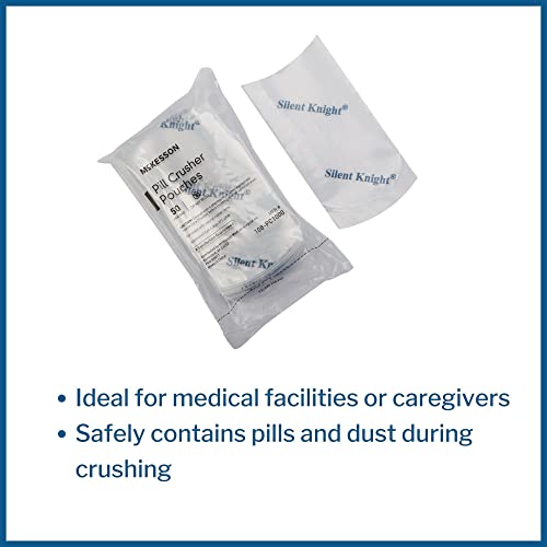 Mckesson Pill Crusher Pouches, Single Use, Disposable, Clear, 50 Count, 20 Packs, 1000 Total, 50 Count, 20 Packs, 1000 Total #TOP1