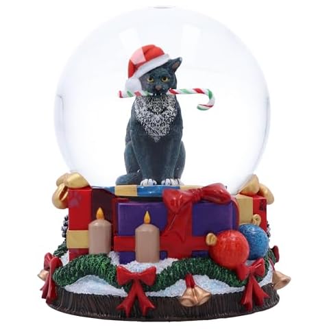 Lisa Parker Krampuss Cat Snow Globe Cover