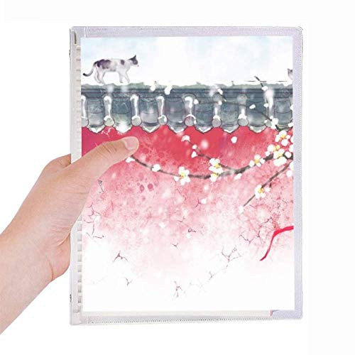 Carnet de notes à spirales rechargeable cahier aquarelle chinoise pour écriture et dessin
