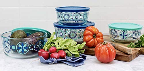 Pyrex Simply Store Pure Glass bpa-free 8 Piece Set