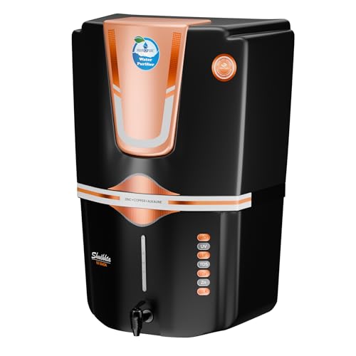 AQUA D PURE Zinc RO Water Purifier with Bio Copper and Alkaline Filter Technology Purification, UV, UF and TDS Controller | 12Litre | Fully Automatic Function and Best For Home and Office view 2