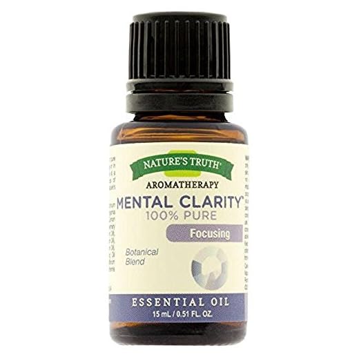 Nature's Truth Aromatherapy Mental Clarity 100% Pure .51 oz (Pack of 5)