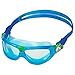 Aqua Sphere Seal Kid 2,Child Diving Mask,Turquoise, Lemon and Blue/Clear Lens, One Size