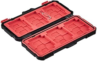 Amazon Basics Memory Card Carrying Case Holder 24 Slots for SD and Micro SD Cards