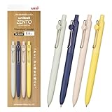 三菱鉛筆 水性ボールペン uniball ZENTO スタンダード 0.5 4本セット UBNZSC05.4P