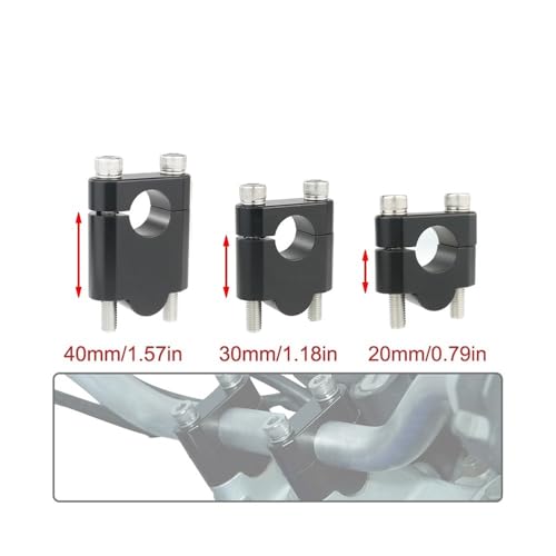 Elevadores de manillar 22 mm moto accesorio manillar Hornet250 CB400 5