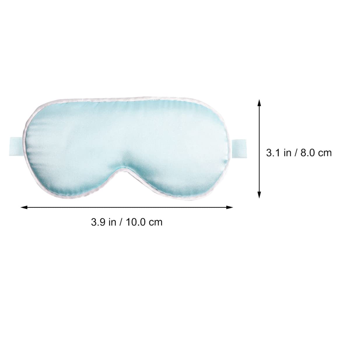 FRCOLOR 5St Brille Auge Seide Schläfer Blackout sensorisch eye mask eyemask eyepatch für Schlafmaske für Neugeborene Schlafmaske für Babys Sky-blue