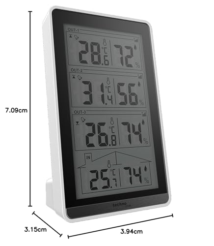 Station de température Technoline WS 7060 design bicolore et format compact - 5