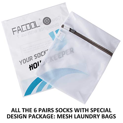 Facool Diabetic Quarter Socks for Men Women, Extra Wide Non-Binding Top Loose Top Casual Ankle Low Cut Cotton Seamless Toe Diabetes Socks 6 Pairs Blue Large
