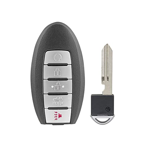Boîtier de rechange clé Nissan Altima Maxima qualité premium noir