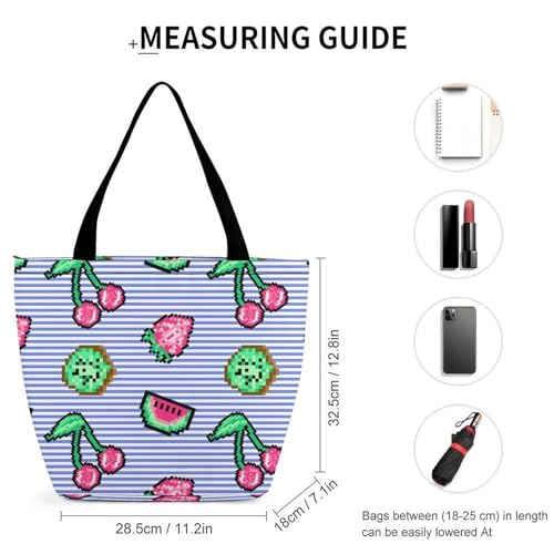 Sac à bandoulière pastèque cerise grand volume pour vos sorties