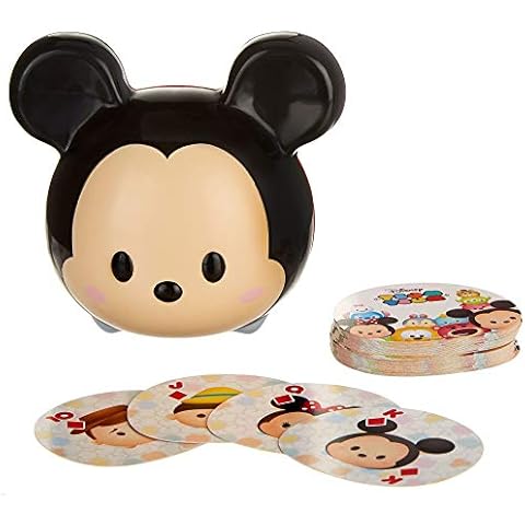 UPD Tsum Disney Mickey Shaped Playing Cards Set in Plastic Case Cover