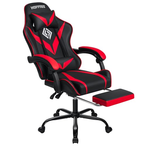 VANSPACE Gaming Chair with Footrest