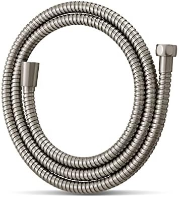 OFFO Shower Hose, 1.2m Bidet Hose Stainless Steel Anti Burst Braided Flexible Hose Replacement Shower Hose for Bidet Sprayer, Chrome