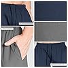 CityComfort Pantaloni Corti Uomo, Comodo Pantaloncini Estivi con Tasche - Pacco 2 (3XL, Grigio Antracita/Navy) #5