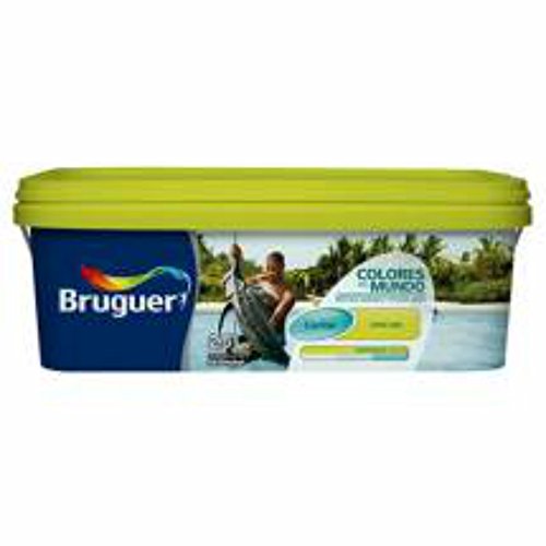 PINTURA PLÁSTICA COLORES M.CONTRAST VERDE LIMA 2,5 L BRUGUER