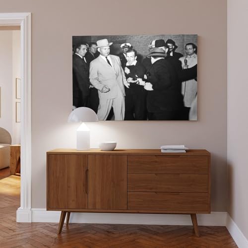 Impression toile Kennedy pour remplacer un mur vide déco bureau originale - 6