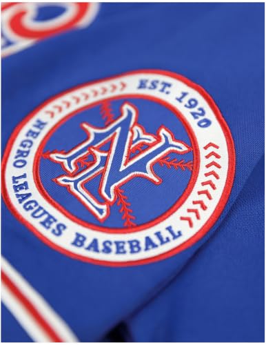 Big Boy Negro Leagues S8 Camiseta Conmemorativa de Béisbol para Hombre [Azul Real] miniatura 5