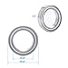 FOCMKEAS R1038ZZ 10 PCS Deep Groove Ball Bearing ID 3/8