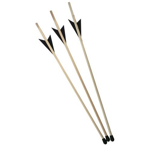 Holzspielzeug-Tom 10 Stück Pfeil 50cm Pfropfen Pfeile Cover