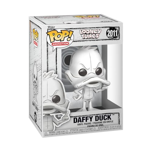 Funko Pop! Animation: Looney Tunes – Daffy Duck- Figura in Vinile da Collezione - Idea Regalo - Merchandising Ufficiale - Giocattoli per Bambini e Adulti - TV Fans - Figura per i Collezionisti