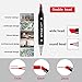 Y YOMA 60 Dual Tip Markers Alcohol Markers Brush Tip Set,Unique Colors (1 Marker Case)Alcohol-based Ink,Brush & Chisel