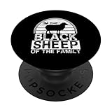 Ich Bin das Schwarze Schaf der Familie | Sei du selbst PopSockets Klebender PopGrip