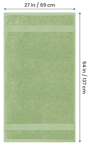 Image of Utopia Towels 4 Pack Bath Towels Set, (27 x 54 Inches) 100% Ring Spun Cotton, Quick Dry, Highly Absorbent, Soft Feel Towels, Perfect for Daily Use (Sage Green)