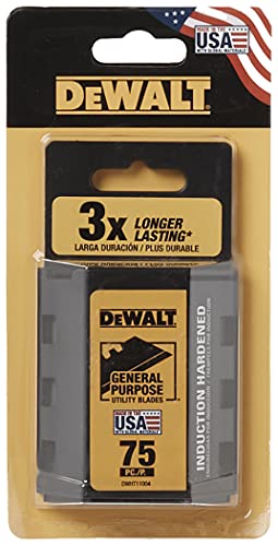 Dewalt Utility Blades, Heavy Duty, 75-Pack (Dwht11004L) #TOP1