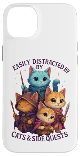 Cats Side Quest Disturted  ʔ ȃ[A X}zP[X iPhone 14 Plus p