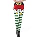 Produktbild MEJOSER Weihnachten Leggings Weihnachten Muster Hose Push Up Stretch Skinny Leggins Christmas Druck Hose Leggings