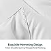 Cozynight Soft Super King Plus Comforter Duvet Insert-Lightweight Down Alternative Comforter with Corner Tabs-Fluffy Breathable Machine Washable Diamond Stitching(White,128