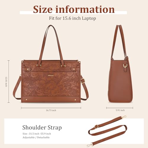 Bolso Tote para laptop MOSISO 15.6" capacidad amplia miniatura 3