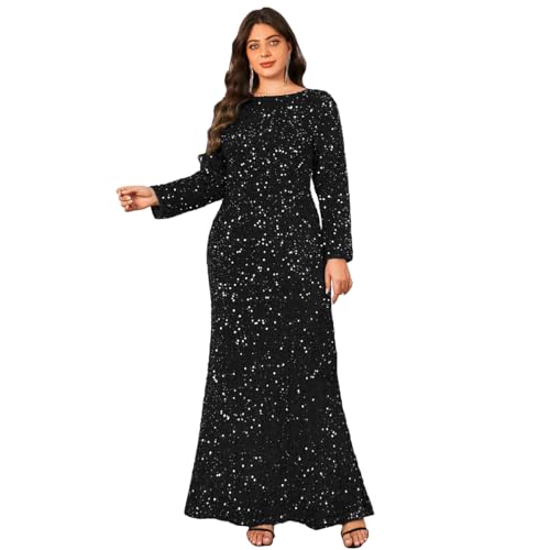 Image of Velvet Sequin Formal Evening Party Dress Sweatheart Bodycon Long Sleeve Maxi Gown