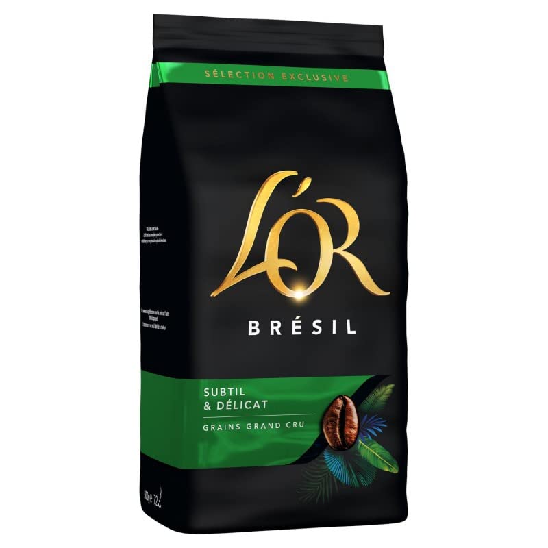 L'OR - Café Grains Perle Du Brésil 500G - Lot De 3