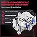 BDFHYK 98350 Air Conditioning A/C Compressor with Clutch Compatible with Audi A4 1.8L 2001-2006 2013-2016,2.0L 2005-2007, A5 2008-2019, A3 A4 A5 A8 Quattro, A4 allroad Q7