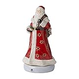 porzellanfiguren kaufen Filigrane Bemalung in weihnachtlichen Farben, Lässt den Klassiker 