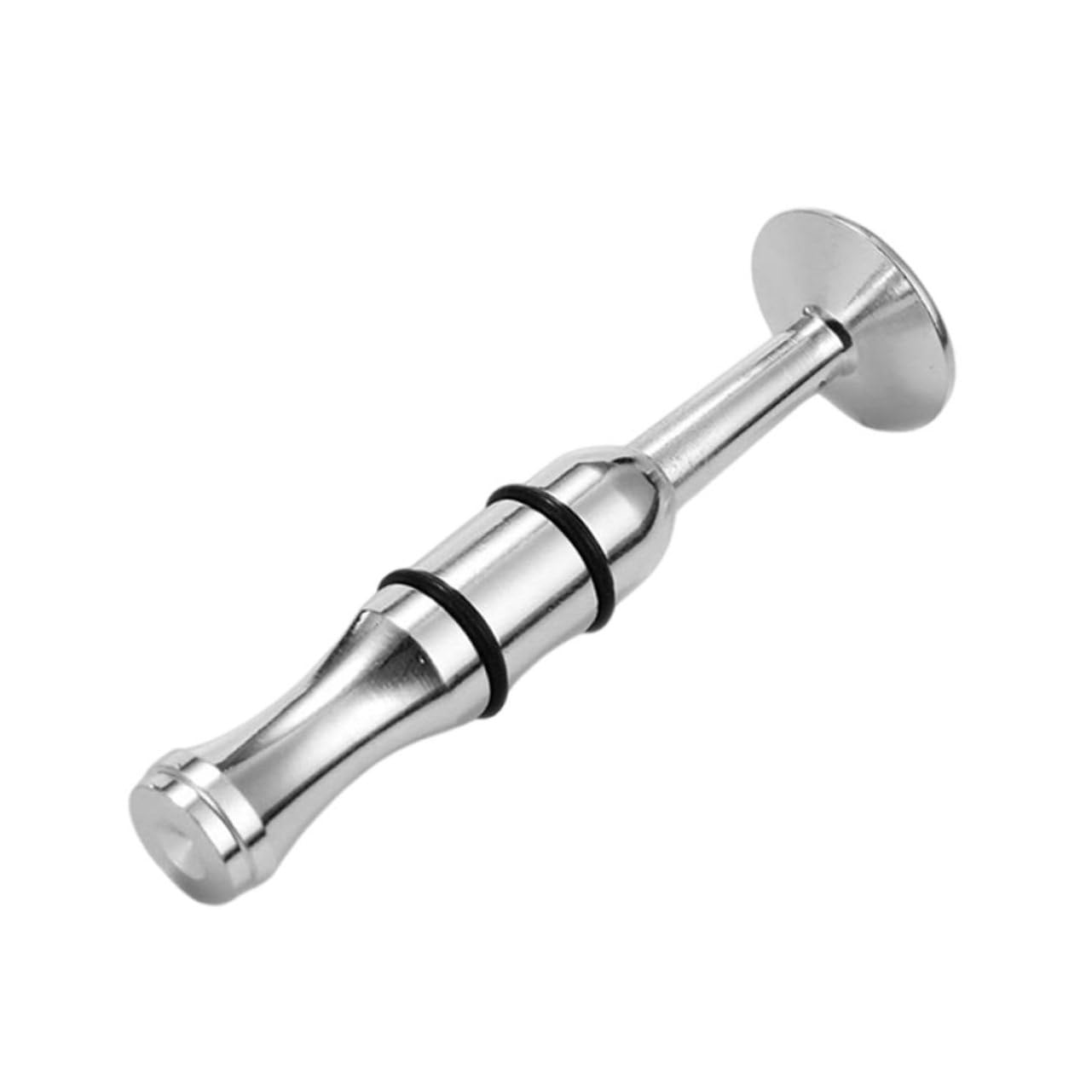 Vaguelly Small Trumpet Mouth Exerciser Tool Professional Horn Strength Training Device for Saxophone and Clarinet Silver Mouthpiece for