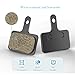 12 Pairs Mountain Bike Brake Pads, Bicycle Brake Pads, Electric Scooter Brake Pads, Suitable For Mutilple Kinds Bikes, Ebike Or Mountain Bikes Black Cycle Disc Brake Pads