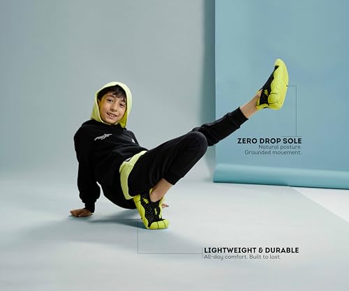 Image of ARETTO Expanding Black and Green Kids Shoes for Growing Feet - Boys & Girls Footwear, Baby Girl Shoes, Sneakers for Boys, Baby Shoes & Comfortable Shoes for Kids | Age 1-9 Years