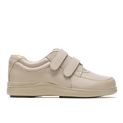 Hush Puppies womens Power Walker Ii Sneaker, Taupe Leather, 7 Narrow US
