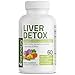 Bronson Liver Detox Advanced Detox & Cleansing Formula Supports Health Liver Function with Milk Thistle, Dandelion Extract, Turmeric, Artichoke Leaf & More, Non-GMO, 60 Vegetarian Capsules