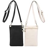 SGFNXB Phone Bag,Phone Bags for Women Crossbody,2 Pcs Cross Body Phone Bag for Women Girls