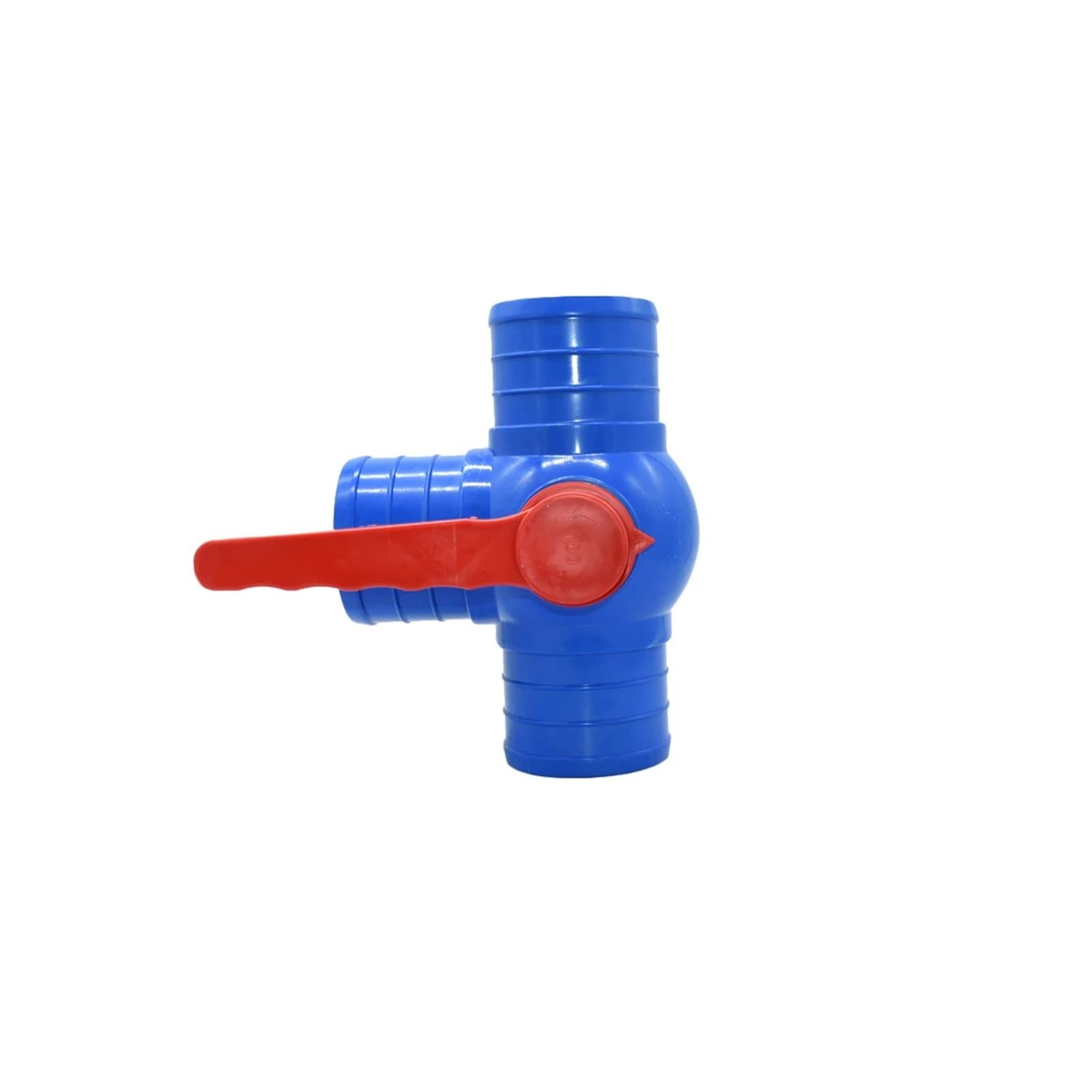 Conector de manguera de cinta de agua, divisor en T, acoplador de válvula de cierre recto, accesorios de riego, bola, 50/63/75/100mm(Gold)